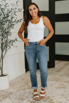 Colette Mid Rise Boyfriend Classic Cuffed - Charming Charlie