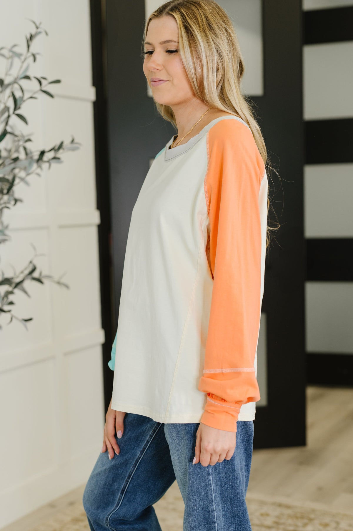 Color Me Confused Color Block Top - Charming Charlie