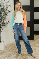 Color Me Confused Color Block Top - Charming Charlie