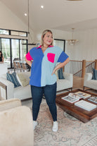 Color Me Cool Color Block Top - Charming Charlie