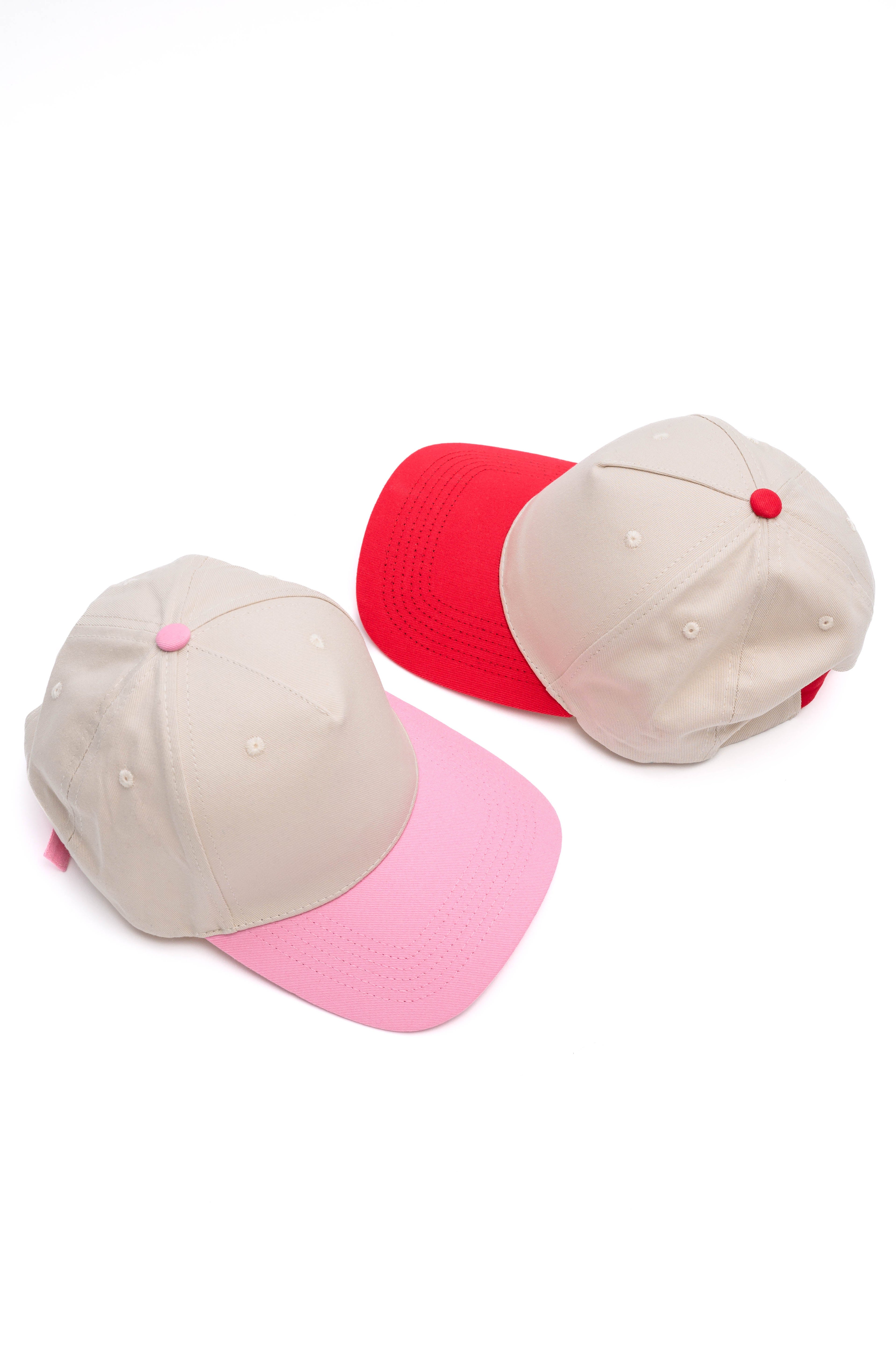 Come Hither Two Tone Canvas Cap Set - Charming Charlie