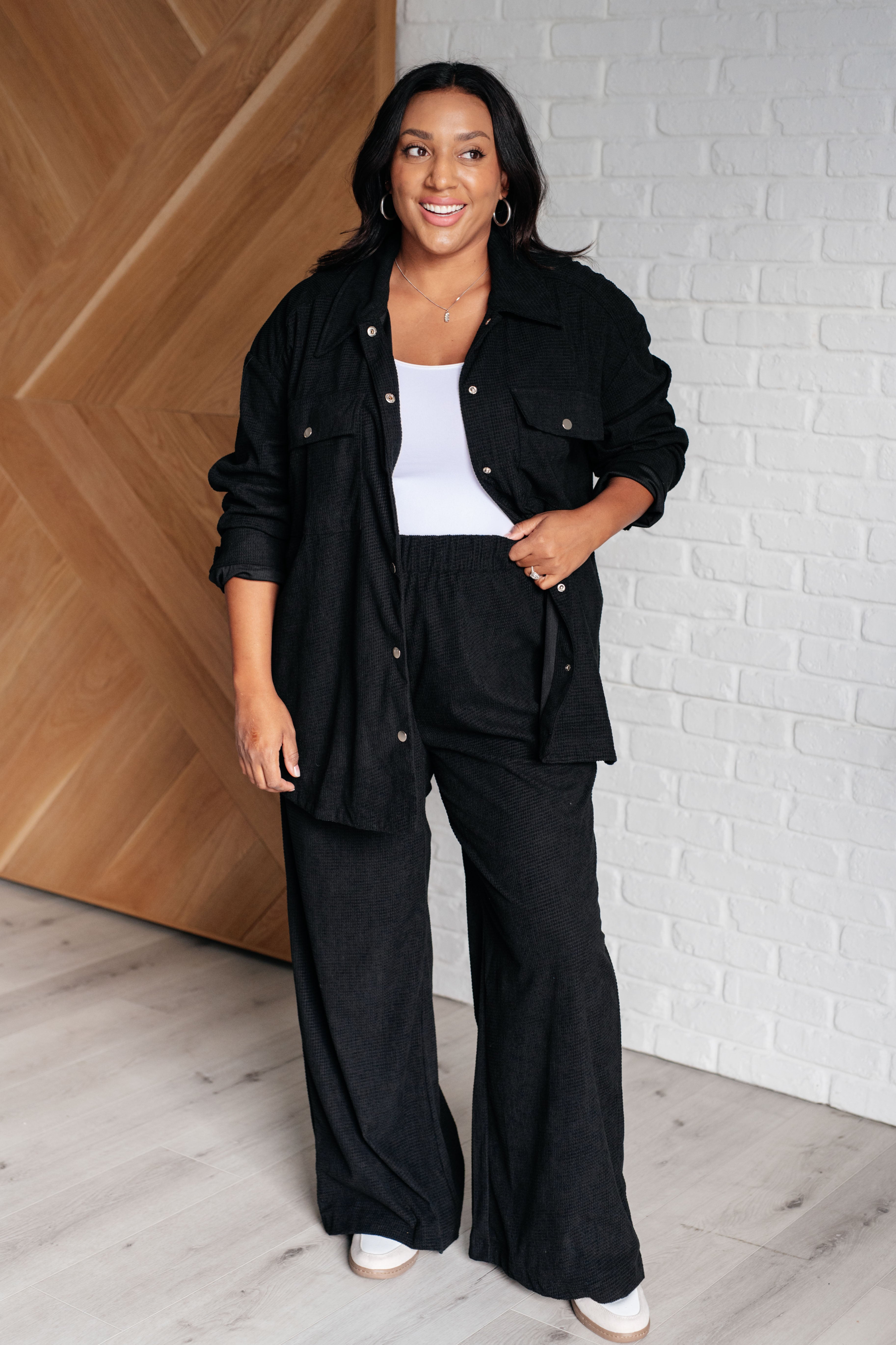 Come Rain or Shine Button Down Top - Charming Charlie