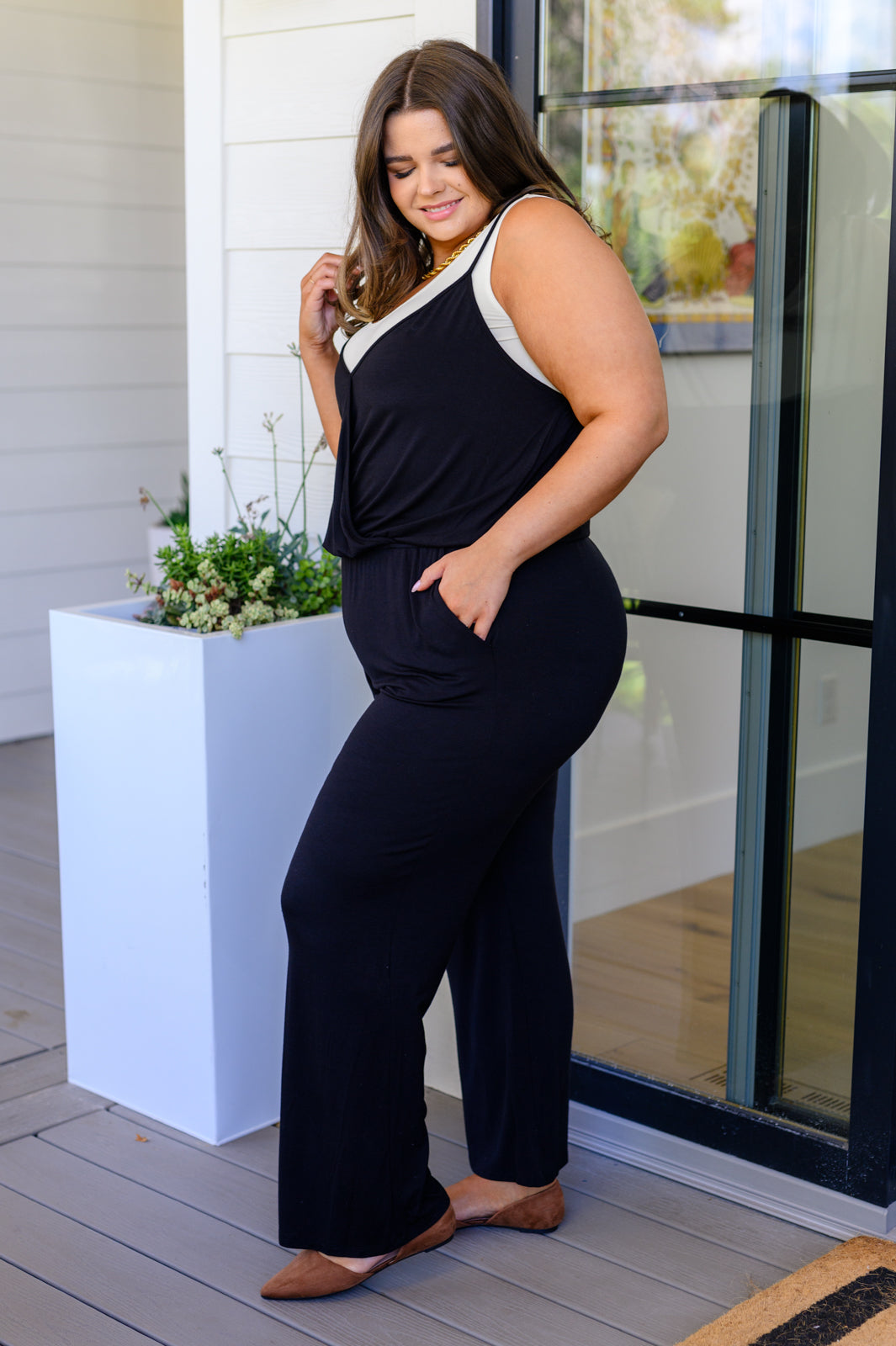 Completely Justified Jumpsuit in Black - Charming Charlie