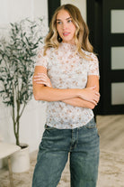 Confidently Cute Sheer Mesh Top - Charming Charlie