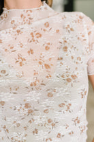 Confidently Cute Sheer Mesh Top - Charming Charlie
