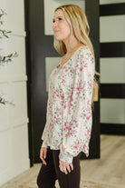 Cool to Be Kind Floral Blouse - Charming Charlie