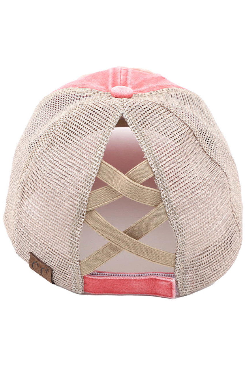Coral C.C BEE HAPPY PATCH VINTAGE PONY CAP is a must-have for any fashion enthusiast. With its vintage pony design and unique patch detailing, it is sure to make a statement. Made with high-quality materials, it offers both style and comfort. Perfect for adding a touch of retro charm to any outfit.