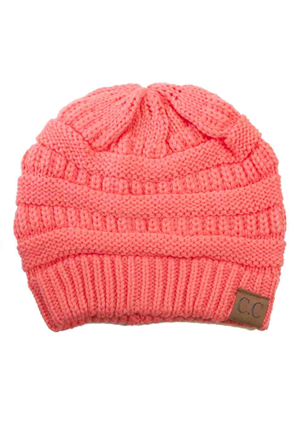 Coral C.C Ribbed Knit Solid Color Beanie offers a timeless design with durable ribbed knitting, ensuring a snug and comfortable fit. Crafted for warmth and versatility, this beanie is perfect for everyday wear, providing reliable protection against cold weather while maintaining a sleek, minimalist style that complements any outfit. Its solid color adds understated appeal, making it an essential accessory for both casual and outdoor use. 