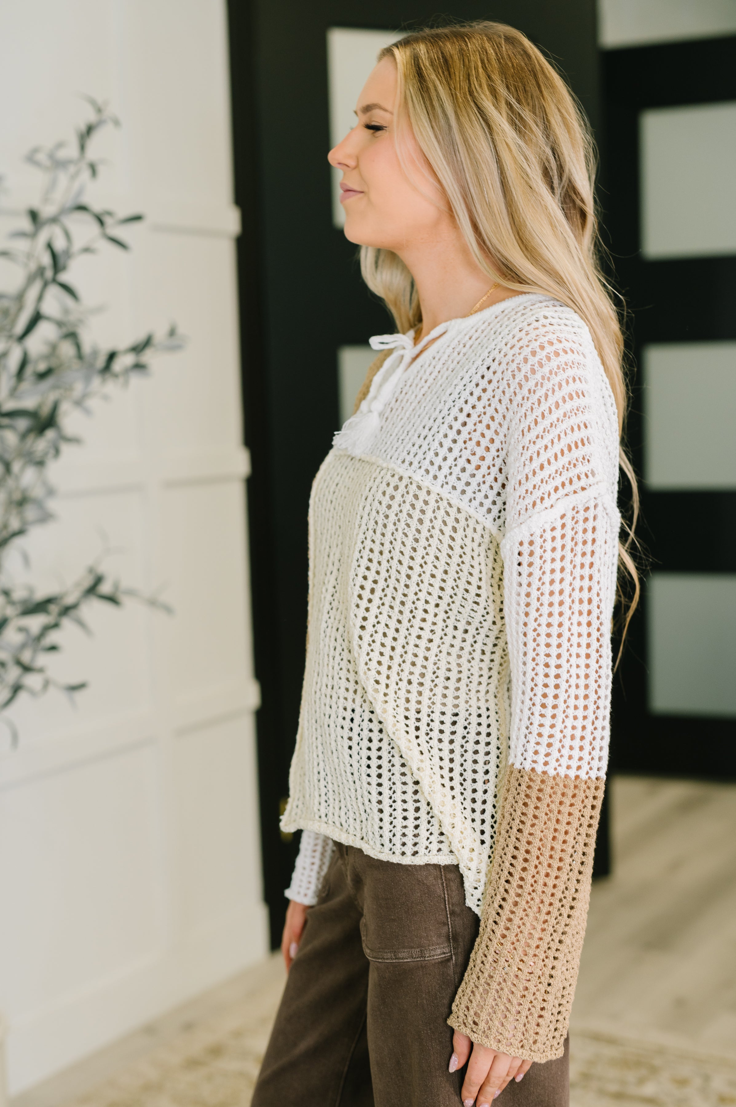 Corner of the Block Loose Knit Sweater - Charming Charlie