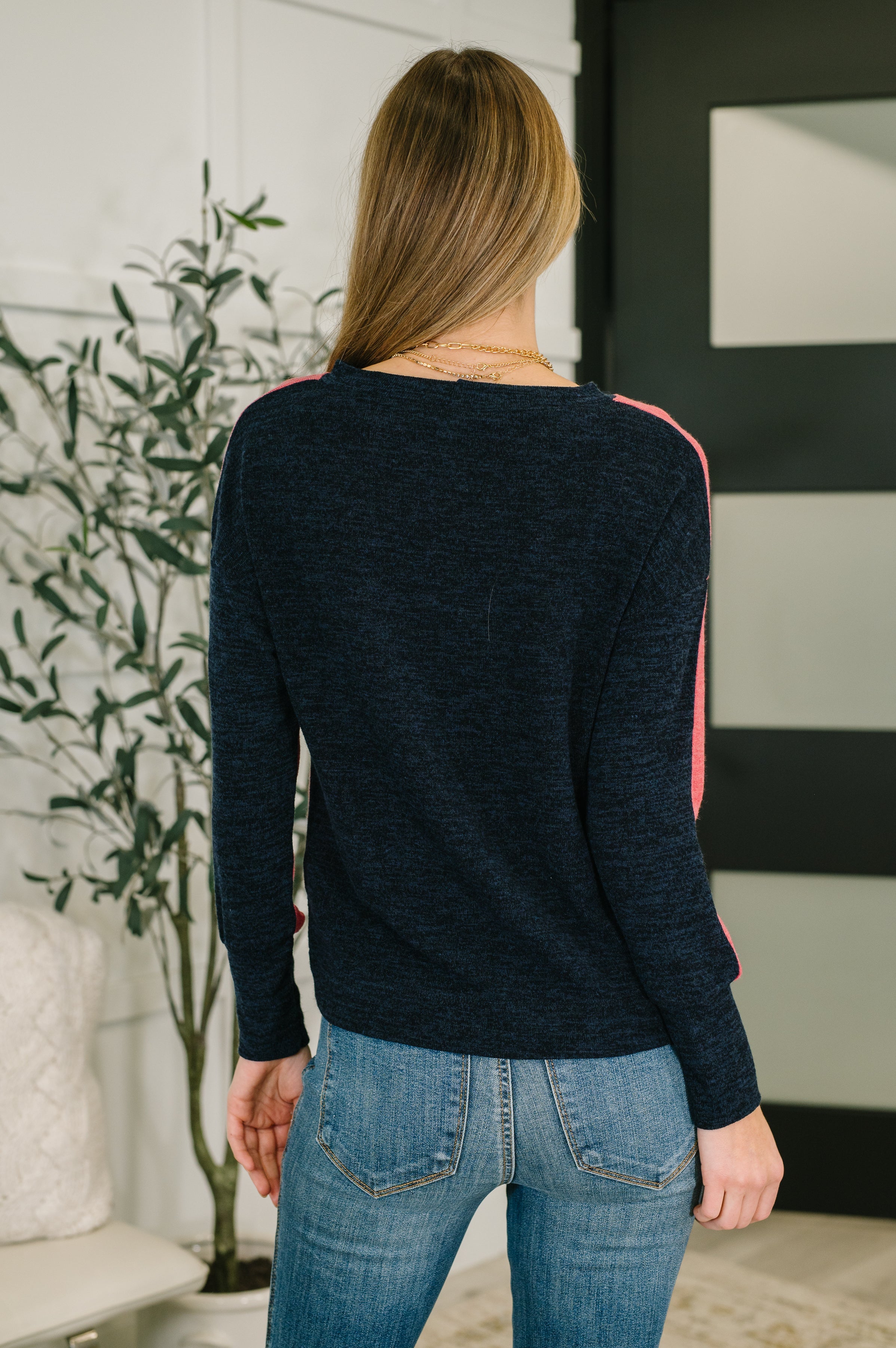 Couldn't Be Happier Color Block Long Sleeve Top - Charming Charlie