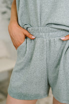 Couldn't Help It Melange Set in Ash Jade - Charming Charlie