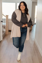 Surely a Win Sleeveless Cardigan - Charming Charlie