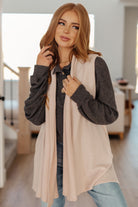 Surely a Win Sleeveless Cardigan - Charming Charlie