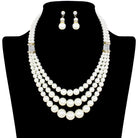 Cream Trendy Pearl Necklace, get ready with this pearl necklace to receive the best compliments on any special occasion. Put on a pop of color to complete your ensemble and make you stand out on special occasions. Awesome gift for birthdays, anniversaries, Valentine‚Äö√Ñ√¥s Day, or any special occasion.