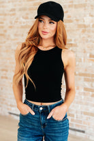 Basic Babe Ball Cap in Black - Charming Charlie