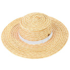 Creme CC Boater Sunhat with Solid, fashionable design and vibrant color will make you more attractive. It's a great accessory for any outfit. Whether you‚Äôre basking under the summer sun at the beach, lounging by the pool, or kicking back with friends at the lake. Perfect gifts for Prom, birthdays, holidays, or any occasion.