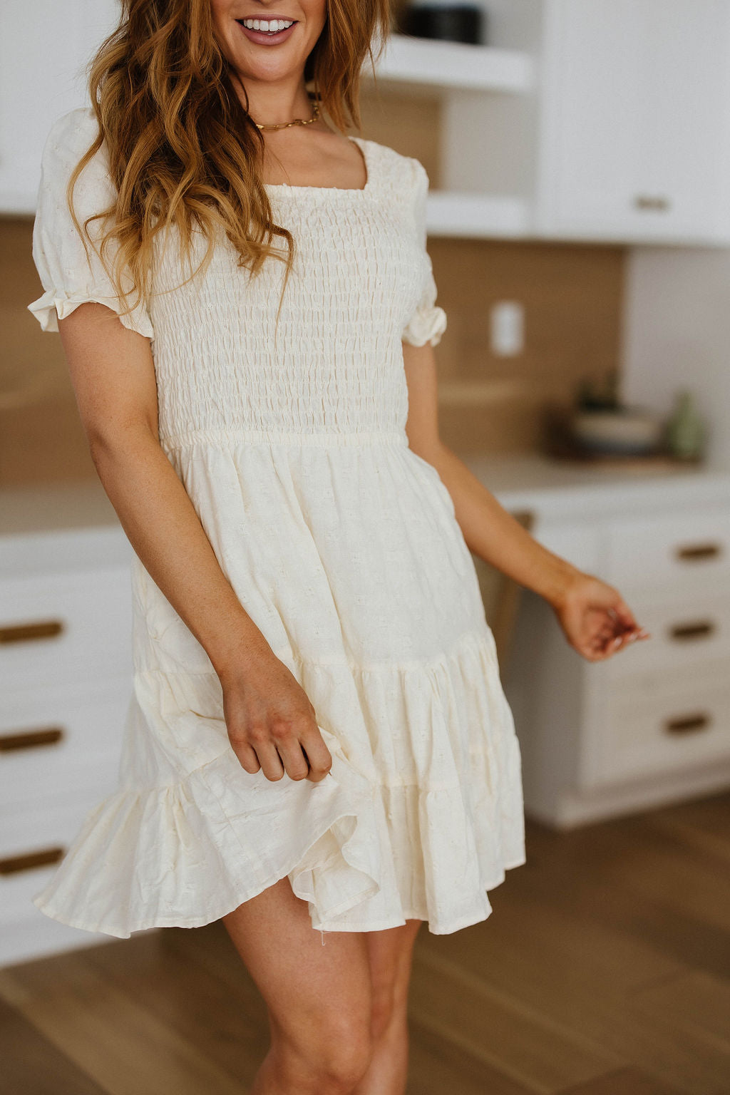 Cute Situation Square Neck Dress - Charming Charlie