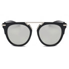 HANOVER | S2004 - Unisex Fashion Brow-Bar Round Sunglasses - Cramilo Eyewear - Stylish Trendy Affordable Sunglasses Clear Glasses Eye Wear Fashion