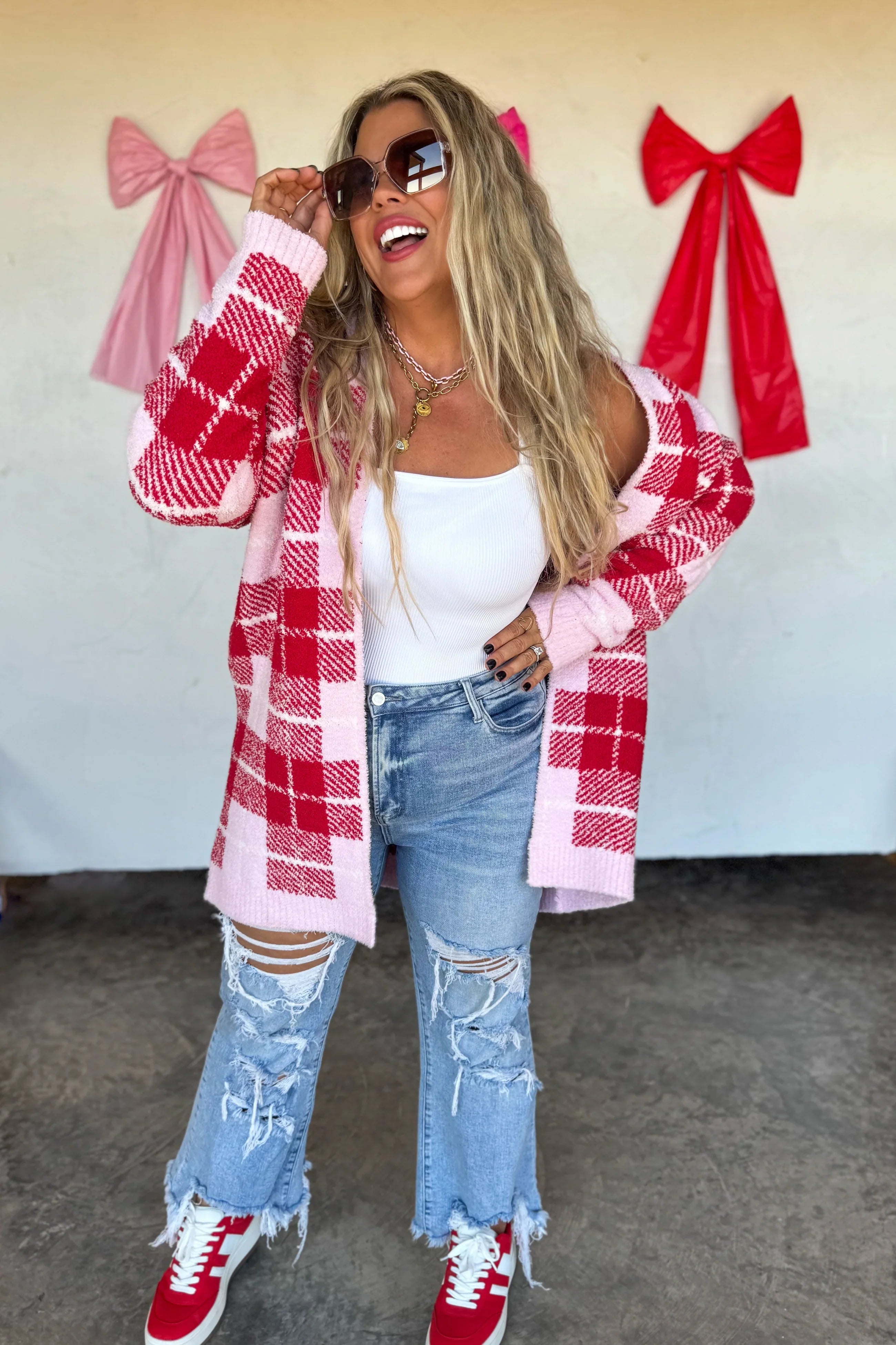 PREORDER: Valentines Cloud Cardigan - Charming Charlie