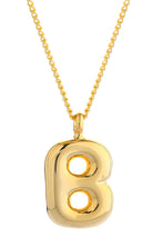 14K Gold Dipped Mini Bold initial Necklace - Charming Charlie