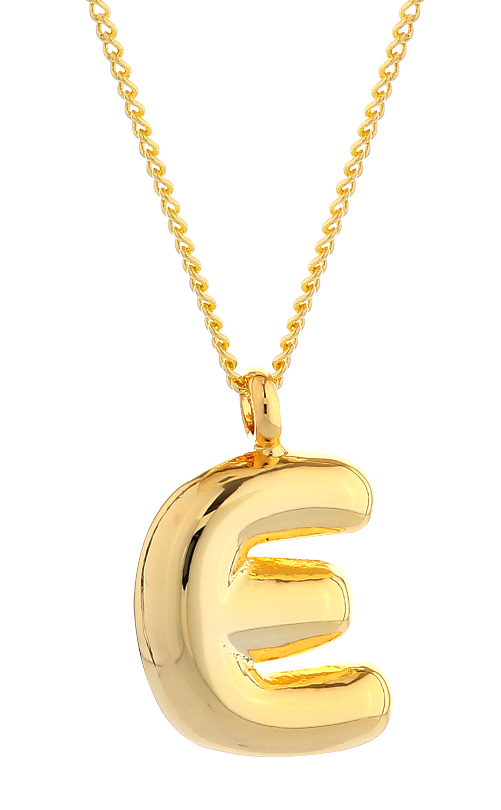 14K Gold Dipped Mini Bold initial Necklace - Charming Charlie