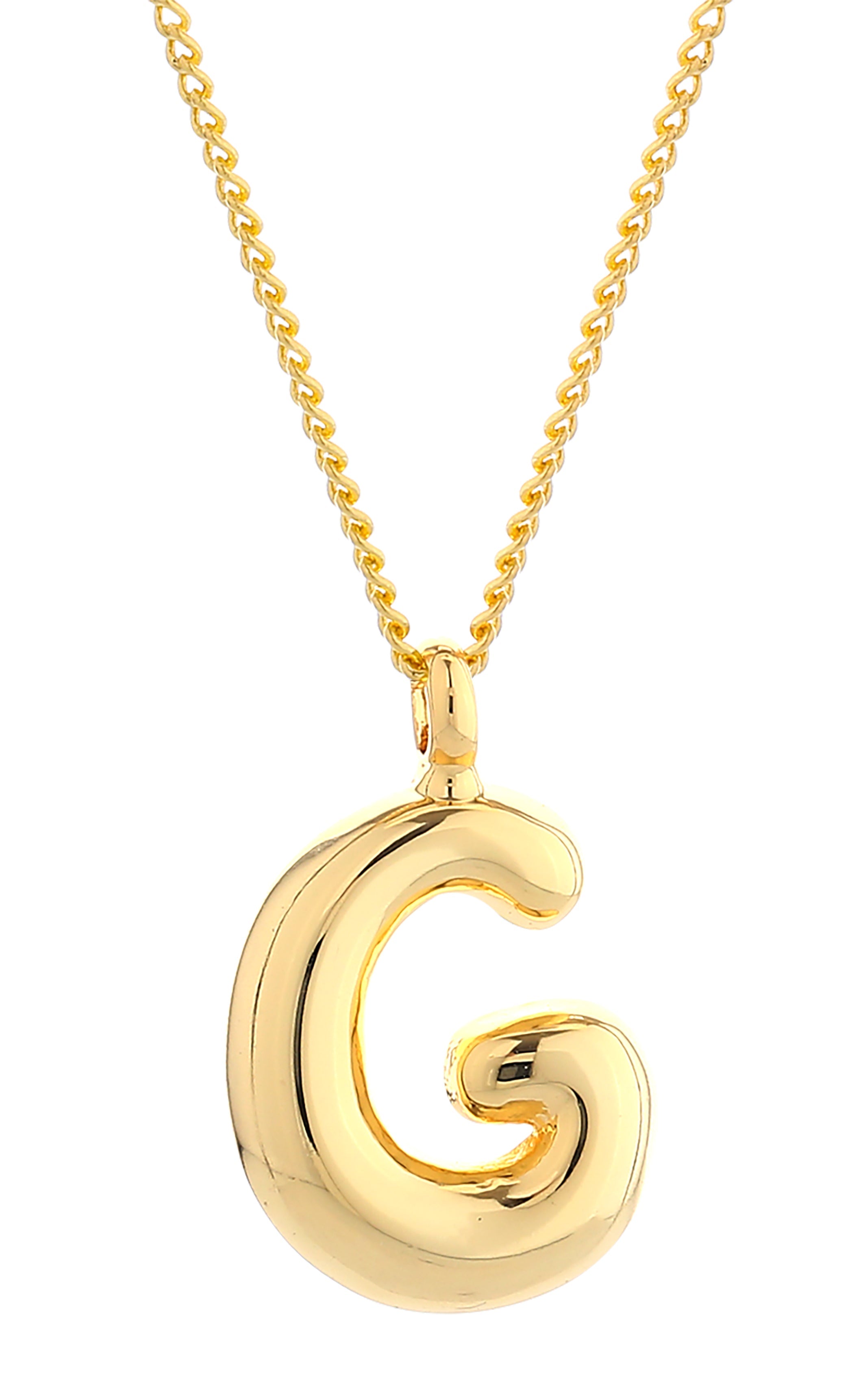 14K Gold Dipped Mini Bold initial Necklace - Charming Charlie