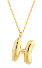 14K Gold Dipped Mini Bold initial Necklace - Charming Charlie