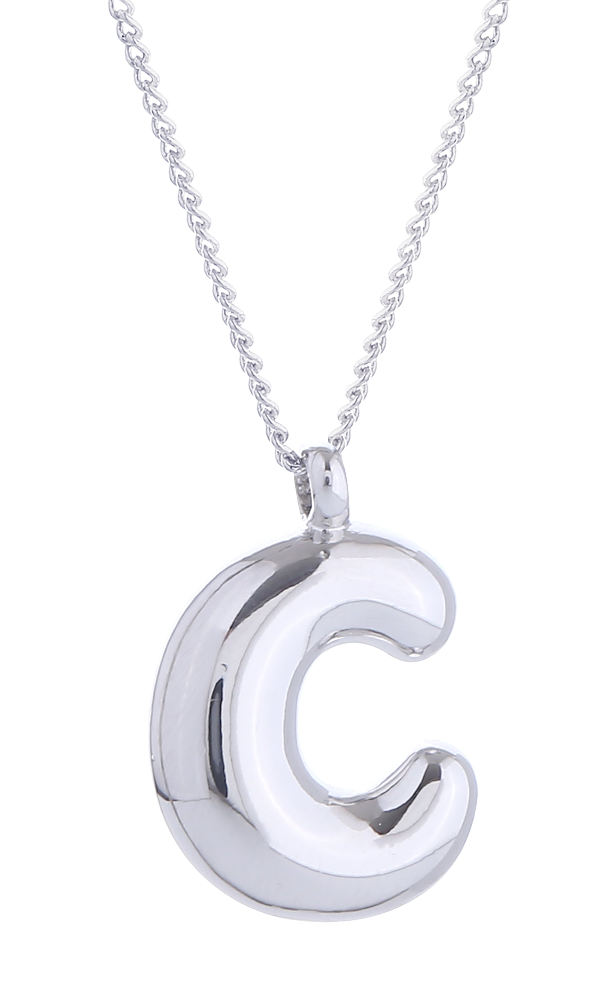 14K Gold Dipped Mini Bold Initial Necklace - Charming Charlie
