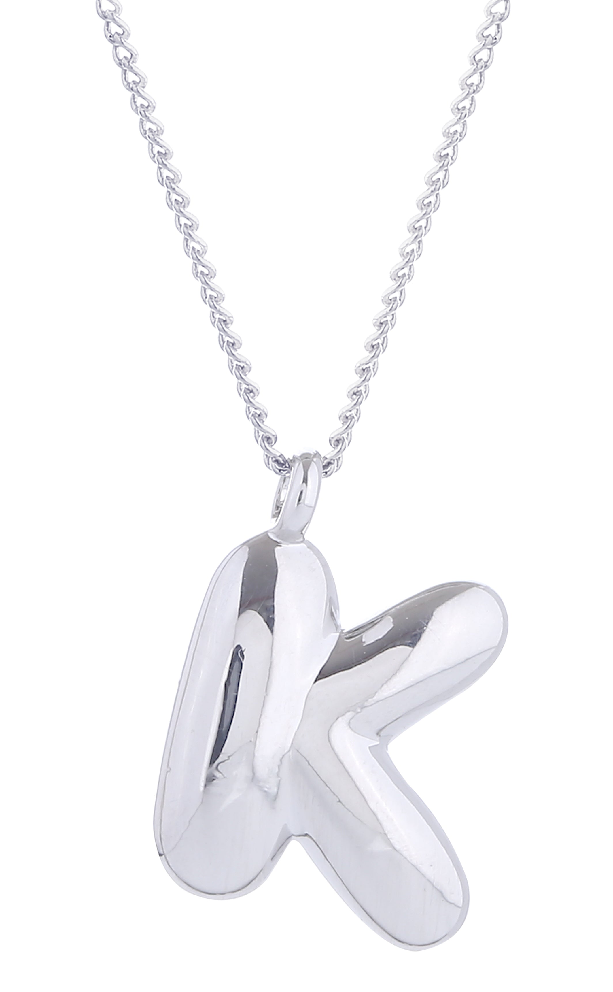 14K Gold Dipped Mini Bold Initial Necklace - Charming Charlie