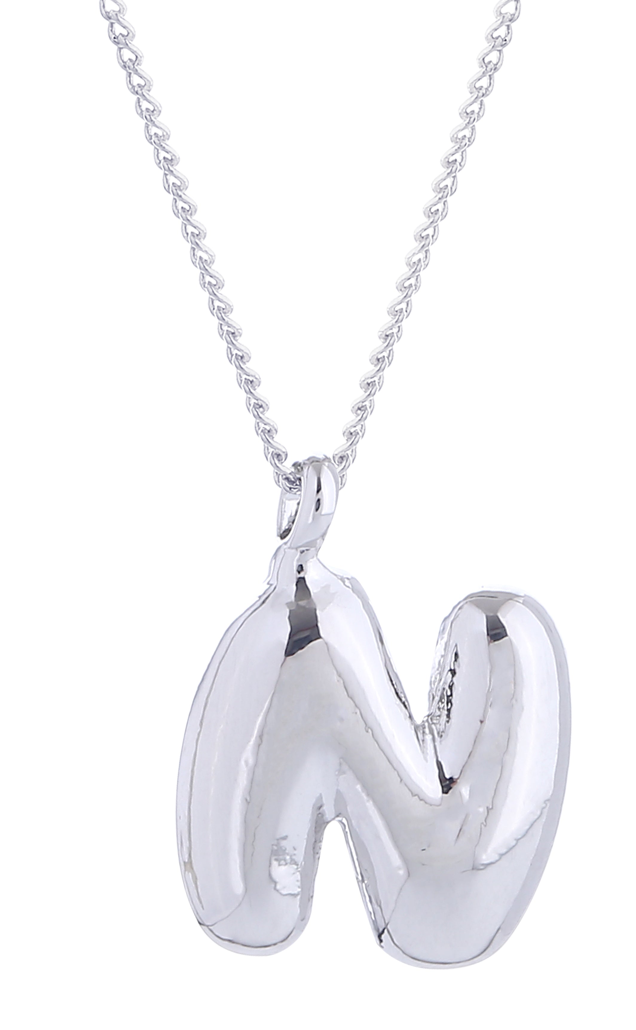 14K Gold Dipped Mini Bold Initial Necklace - Charming Charlie