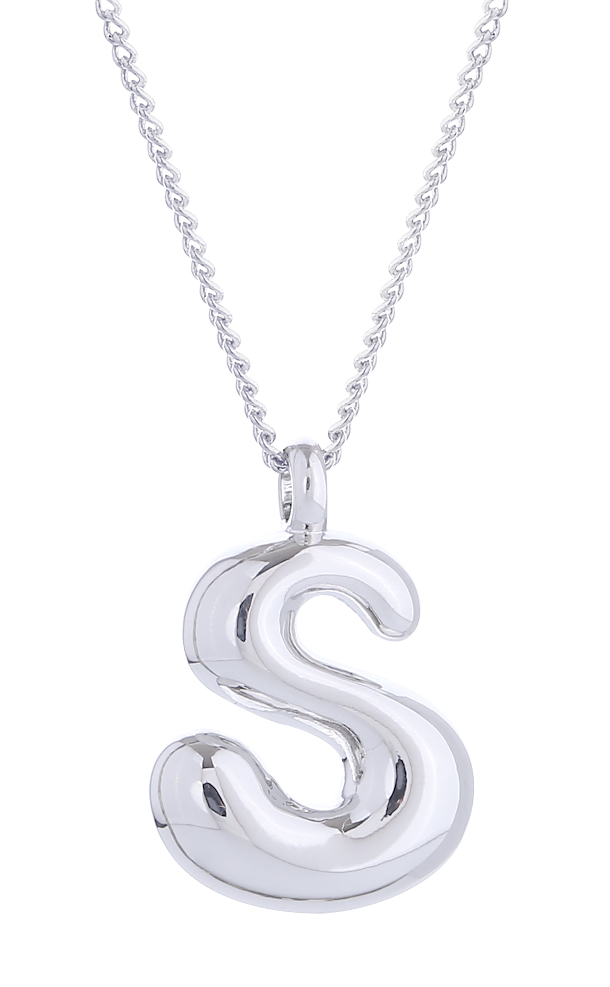 14K Gold Dipped Mini Bold Initial Necklace - Charming Charlie