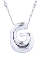 14K Gold Dipped Bold Initial Necklace - Charming Charlie