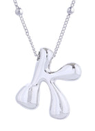 14K Gold Dipped Bold Initial Necklace - Charming Charlie
