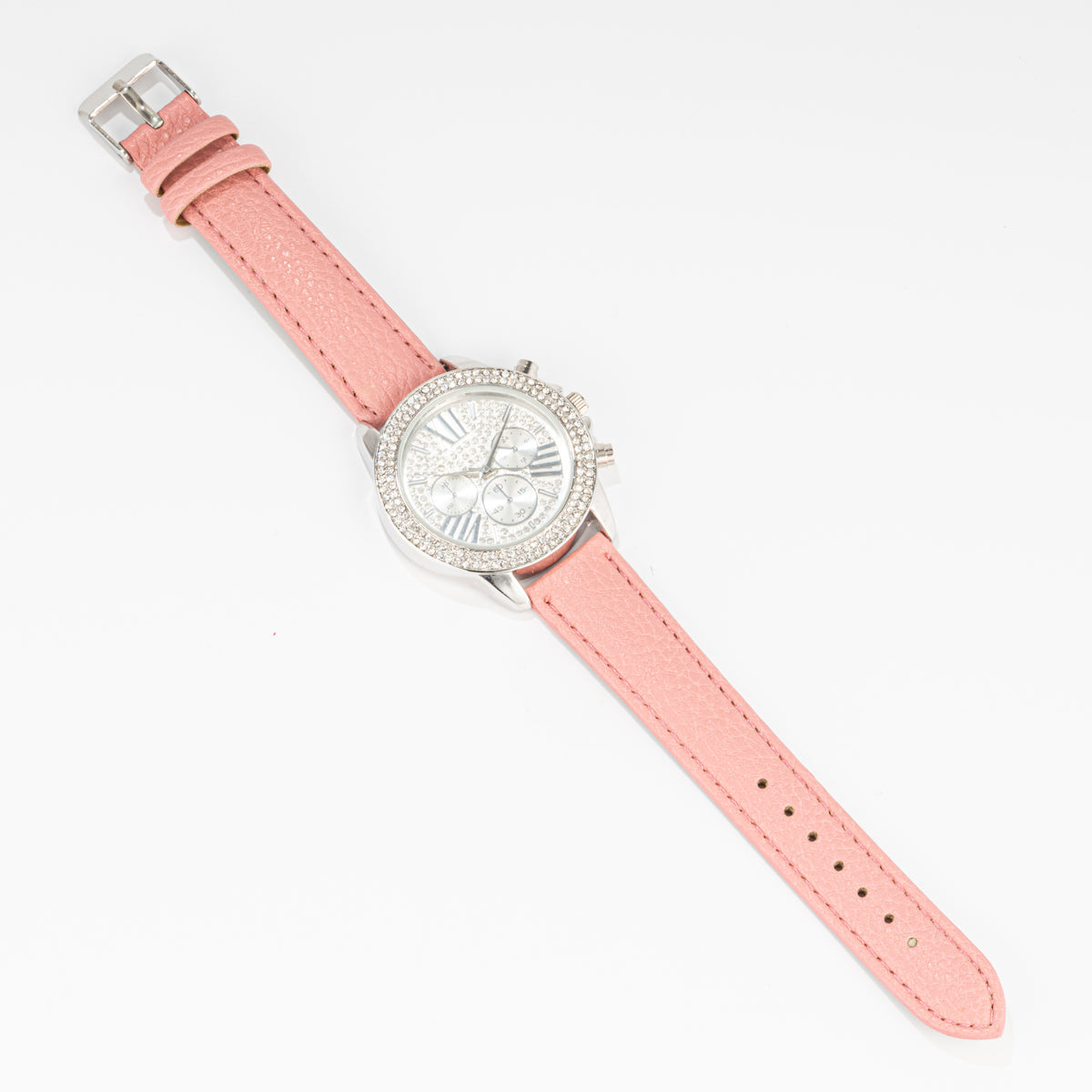 Bubblgum Pink Glitz 'n' Glam Watch - Charming Charlie