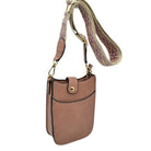 Vegan Leather Crossbody Bag with Adjustable Guitar Straps - Charming Charlie