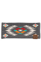 Dark Gray C.C Soft Aztec Pattern Headwrap, soft ear warmer will shield your ears from cold winter weather ensuring all day comfort, Cuff headwrap creates a cozy, trendy look, both comfy and fashionable with a pop of color. These are so soft and toasty you’ll want to wear them everywhere. Perfect for the cool winter weather warm in the cold climates and comfy cozy fit .Perfect Gift Birthday, Christmas, Stocking Stuffer, Secret Santa, Holiday, Anniversary, Valentine's Day, Loved One.