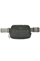 DarkGray C.C South Western Pattern Fanny Pack combines style and functionality in one compact accessory. With a unique South Western pattern, this fanny pack is perfect for both casual and outdoor adventures. Keep all your essentials close by and hands-free with this must-have accessory.