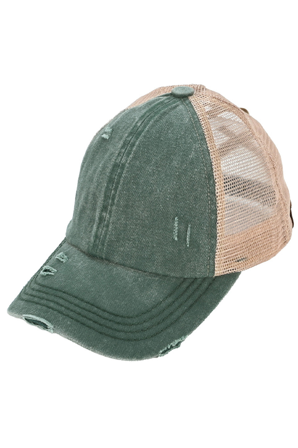 Dark Green C.C BASEBALL PONYCAP is a stylish and functional cap that combines the classic look of a baseball cap with the convenience of a ponytail holder. Made with high-quality materials and a comfortable fit, this cap is perfect for any outdoor activity. Stay cool and protected with the C.C BASEBALL PONYCAP.
