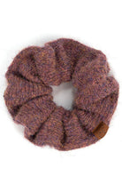 Dark Mauve C.C. Multi Yarn Knit Solid Color Soft Scrunchies are the perfect addition to any hairstyle. Made with a blend of soft, durable yarn, they provide a comfortable and secure hold without pulling or damaging your hair. Available in a variety of solid colors, they are versatile and stylish.