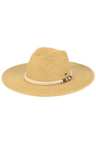 DarkNatural C.C Anchor Rope Trim Band Wide Brim Sun Hat is a stylish and practical accessory for any sunny day. The wide brim offers excellent sun protection while the anchor rope trim adds a nautical touch to your outfit. With this hat, you can enjoy the outdoors in both comfort and style.