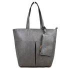 3 In 1 Large Soft Faux Leather Womens Tote Handbags - Charming Charlie