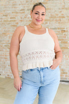 Day Dancing Ruffle Knit Tank Top - Charming Charlie