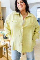 Daydreams Shacket in Yellow - Charming Charlie