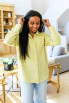 Daydreams Shacket in Yellow - Charming Charlie