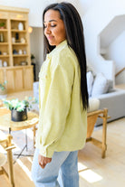 Daydreams Shacket in Yellow - Charming Charlie