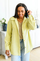 Daydreams Shacket in Yellow - Charming Charlie