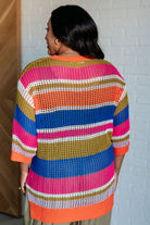 Deep Thoughts Striped Loose Knit Top - Charming Charlie