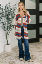 Definitely Dapper Striped Knit Cardigan - Charming Charlie