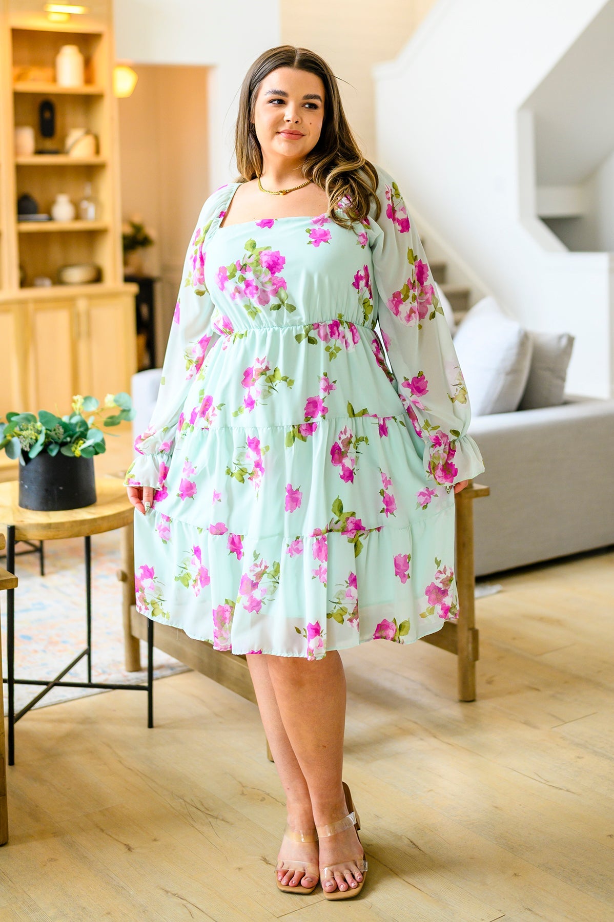 Delightfully Yours Floral Dress - Charming Charlie