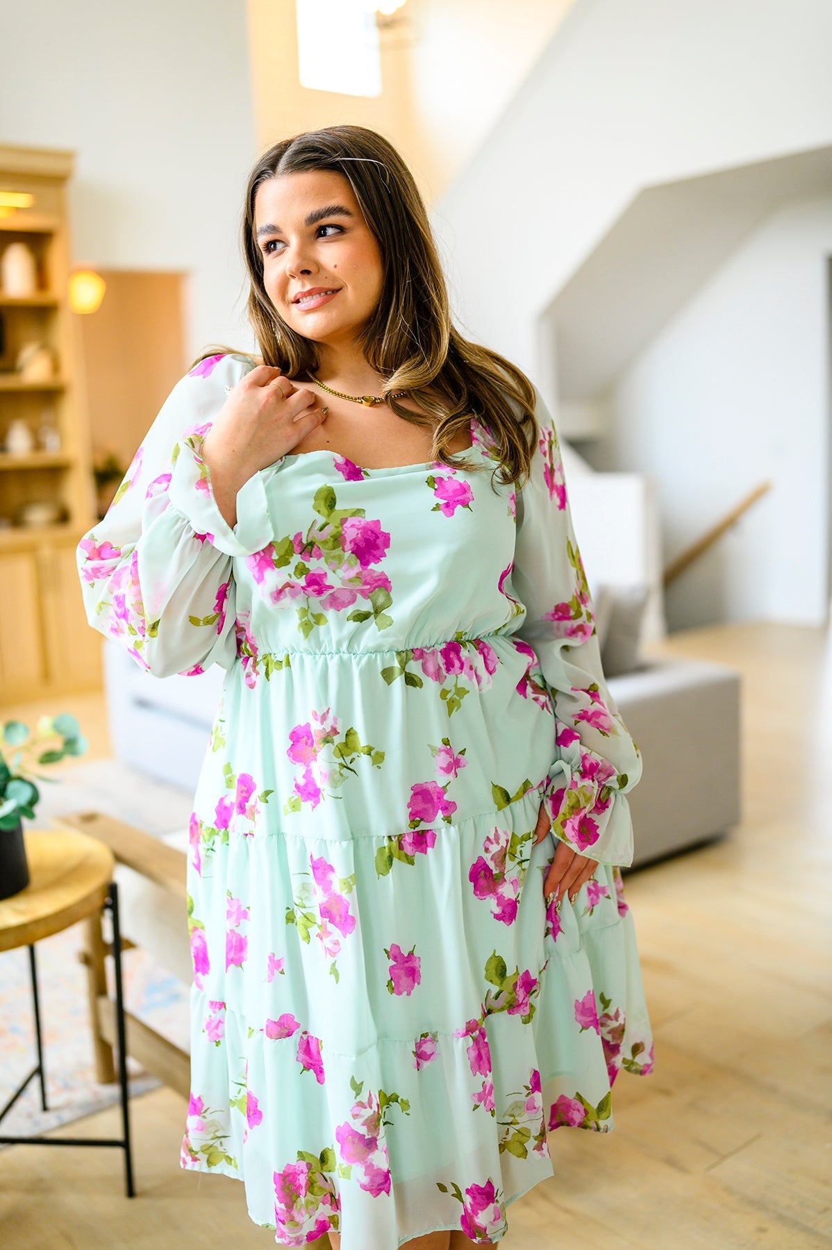 Delightfully Yours Floral Dress - Charming Charlie